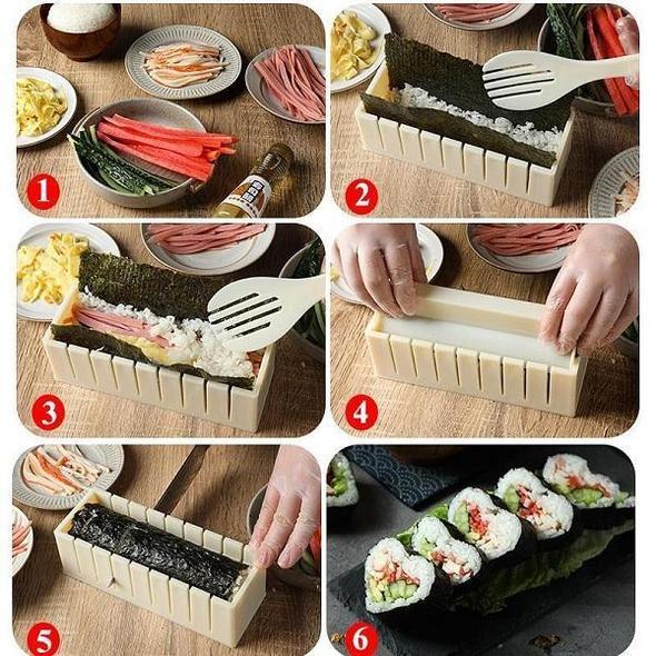 Sushi-Herstellungsset: Bereiten Sie Ihre Sushi ganz einfach zu Hause zu