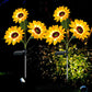 Ilumina tu jardín con girasoles solares 