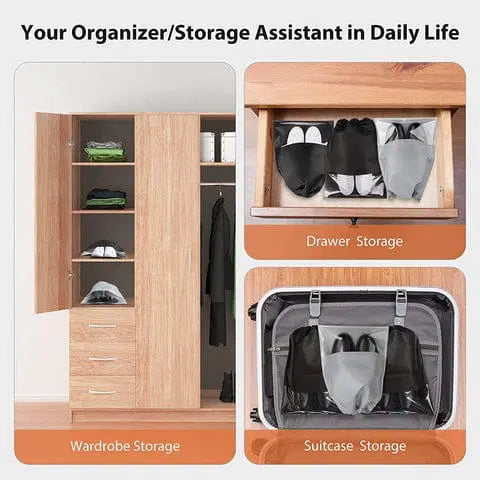 תיקי נעליים לנסיעות (x10) 