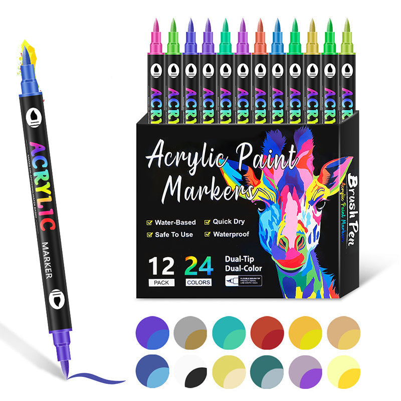 Stylos peinture acrylique pour créations éclatantes