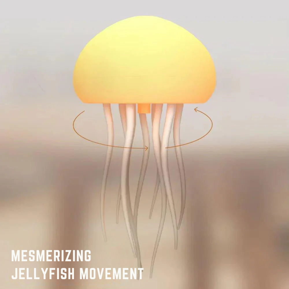Upokojujúca medúza s meniacimi sa farbami 