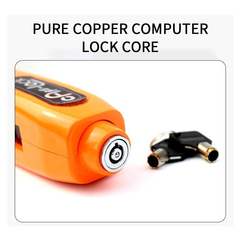 Express lås for motorsykkel- og scooterstyre 