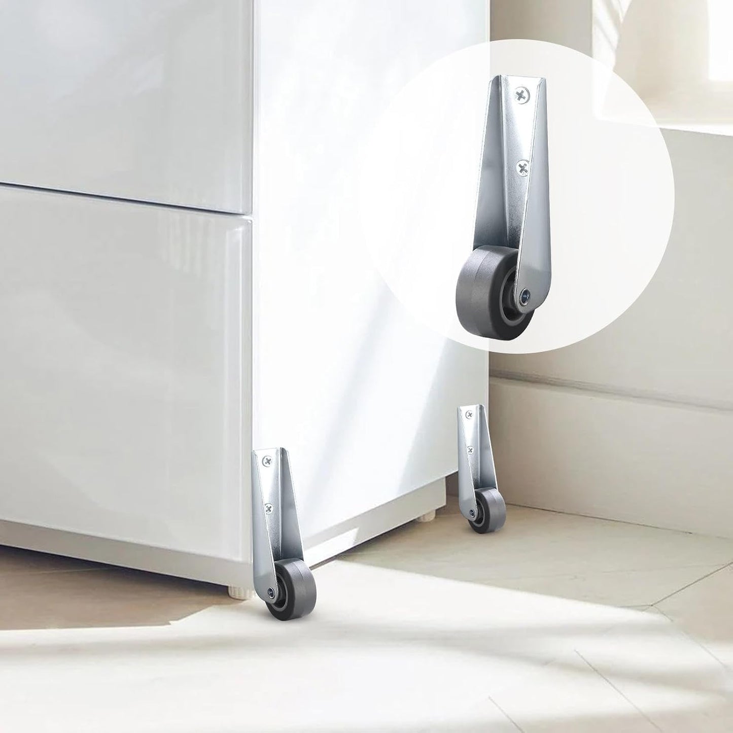 Solid roulette to open your doors effortlessly (x4) 