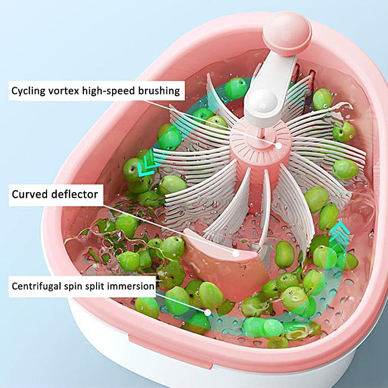 ניקוי מושלם של פירות ללא מאמץ ולא קליפה 