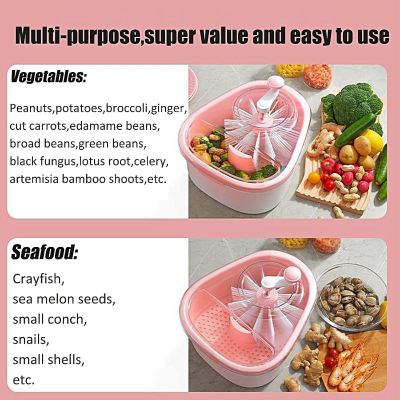 ניקוי מושלם של פירות ללא מאמץ ולא קליפה 