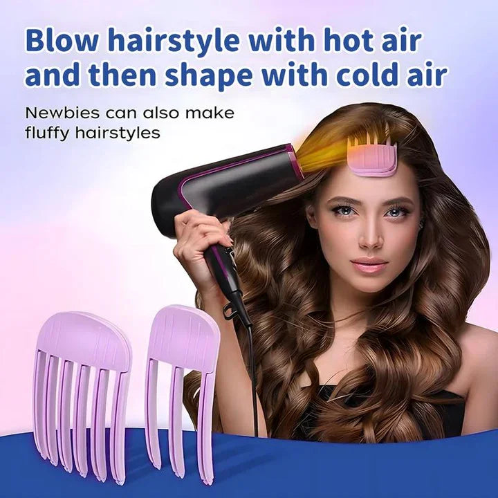 תסרוקת נפוחה מיידית ברכות וללא מאמץ 