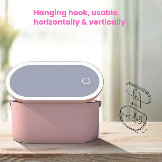 Perfecte schoonheid met LED-spiegel en geïntegreerde opbergruimte 