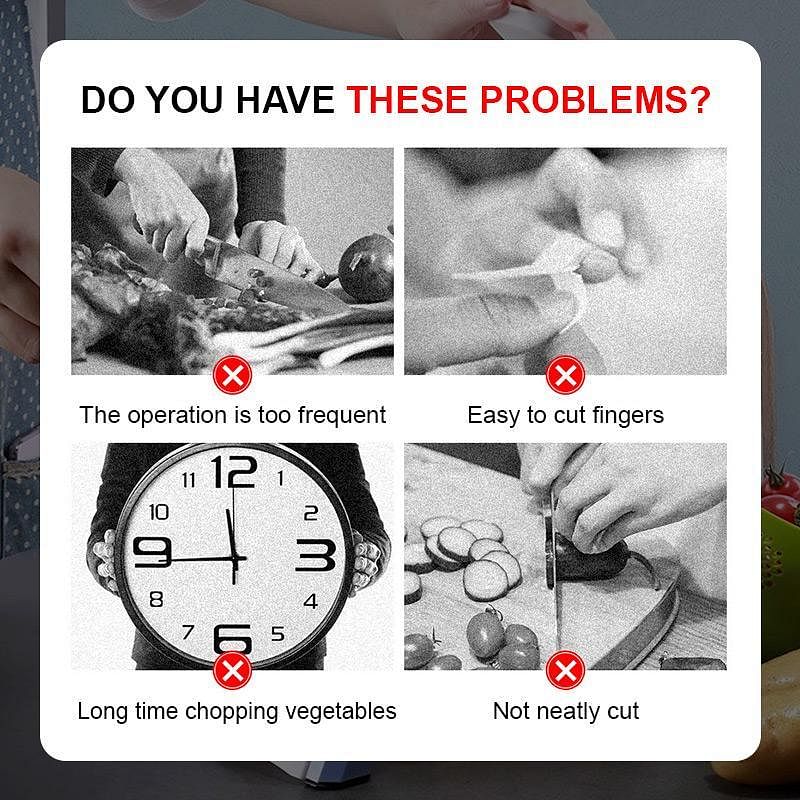 Taglia come un chef con una precisione perfetta 