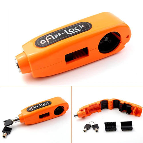 Express lås for motorsykkel- og scooterstyre 