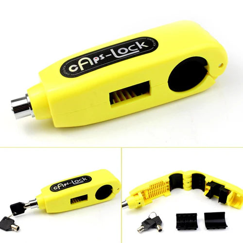 Express lås for motorsykkel- og scooterstyre 