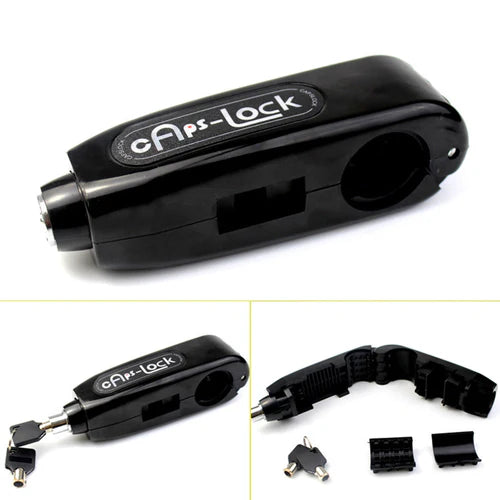 Express lås for motorsykkel- og scooterstyre 