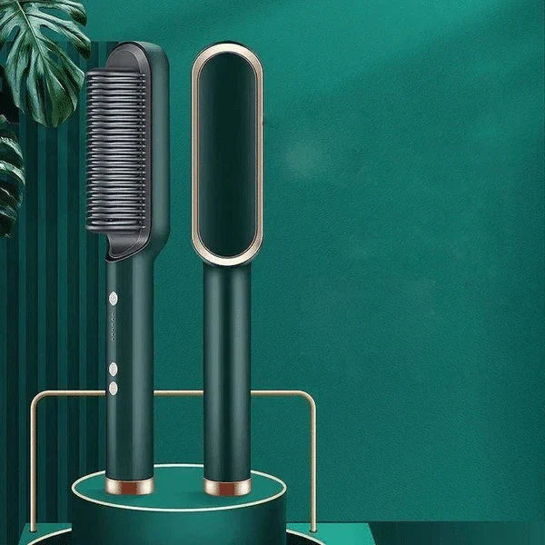 Λείο μαλλί σε 2 λεπτά με θερμαινόμενη βούρτσα 