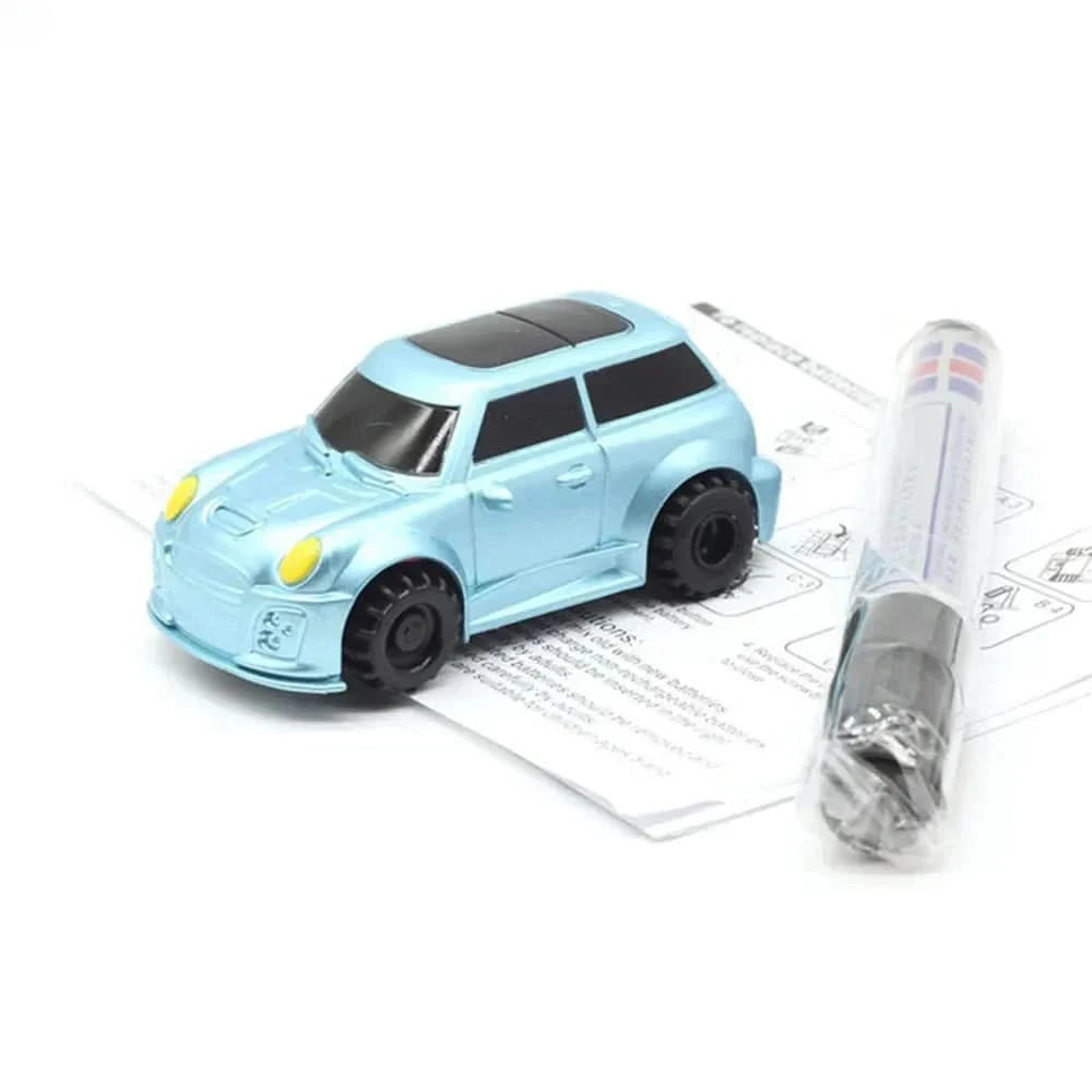 The magic car that follows your drawings as if by magic 