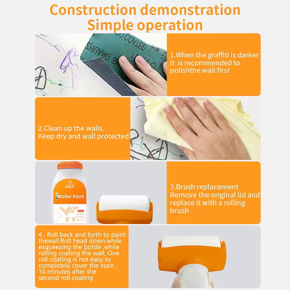 Repeignez vos murs sans éclaboussures ni effort