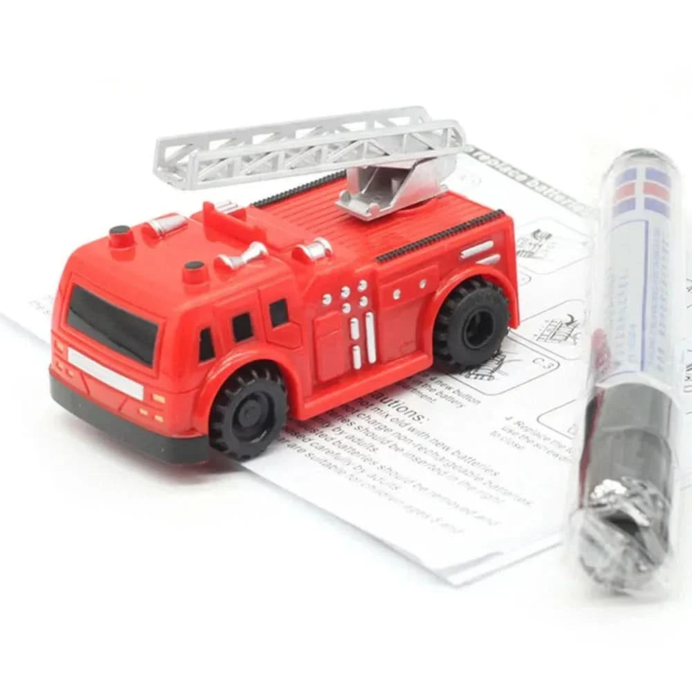 The magic car that follows your drawings as if by magic 