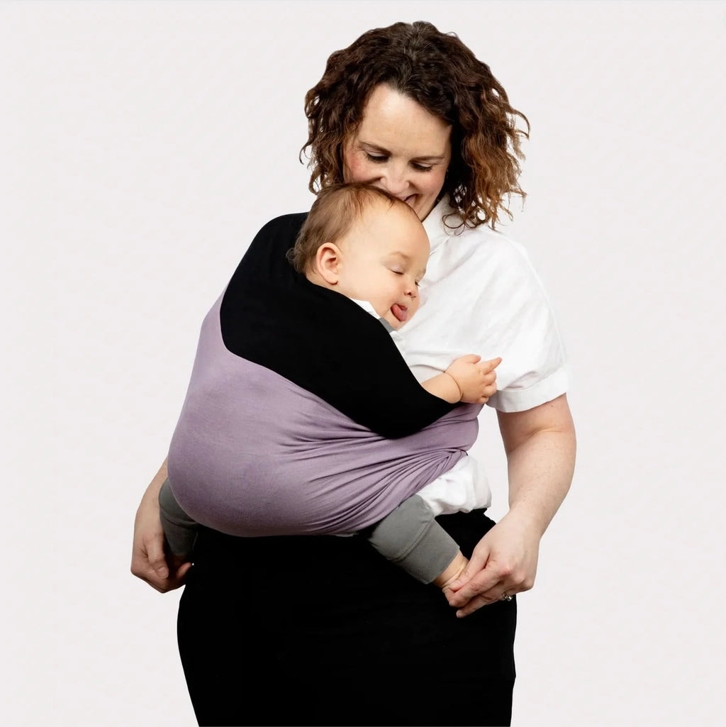 Tvåfärgad babynest för en öm relation i vardagen 