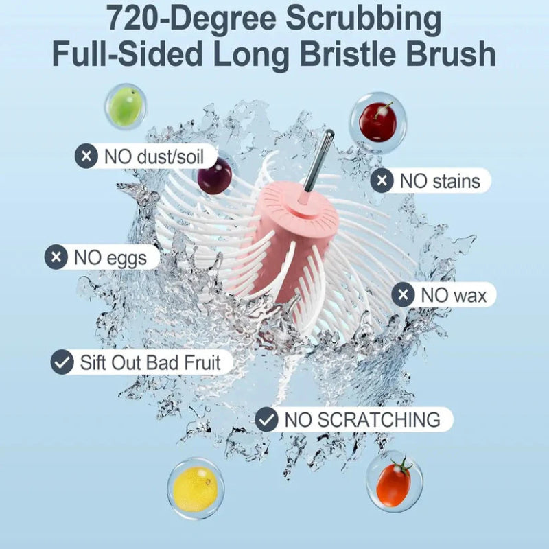 ניקוי מושלם של פירות ללא מאמץ ולא קליפה 