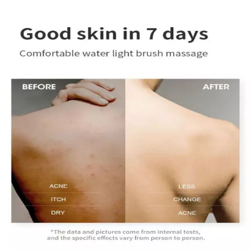 Vaivaton, täydellinen puhdistava hieronta suihkussa 