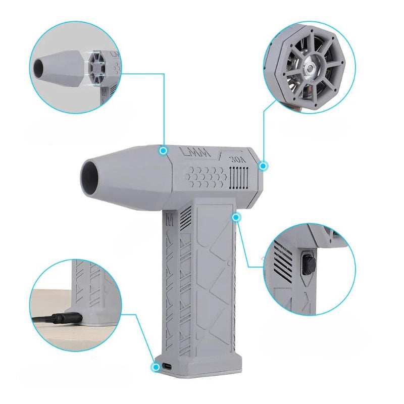 AirBlaster-Pro - Soffiatore d'aria compatto per una pulizia senza sforzo 