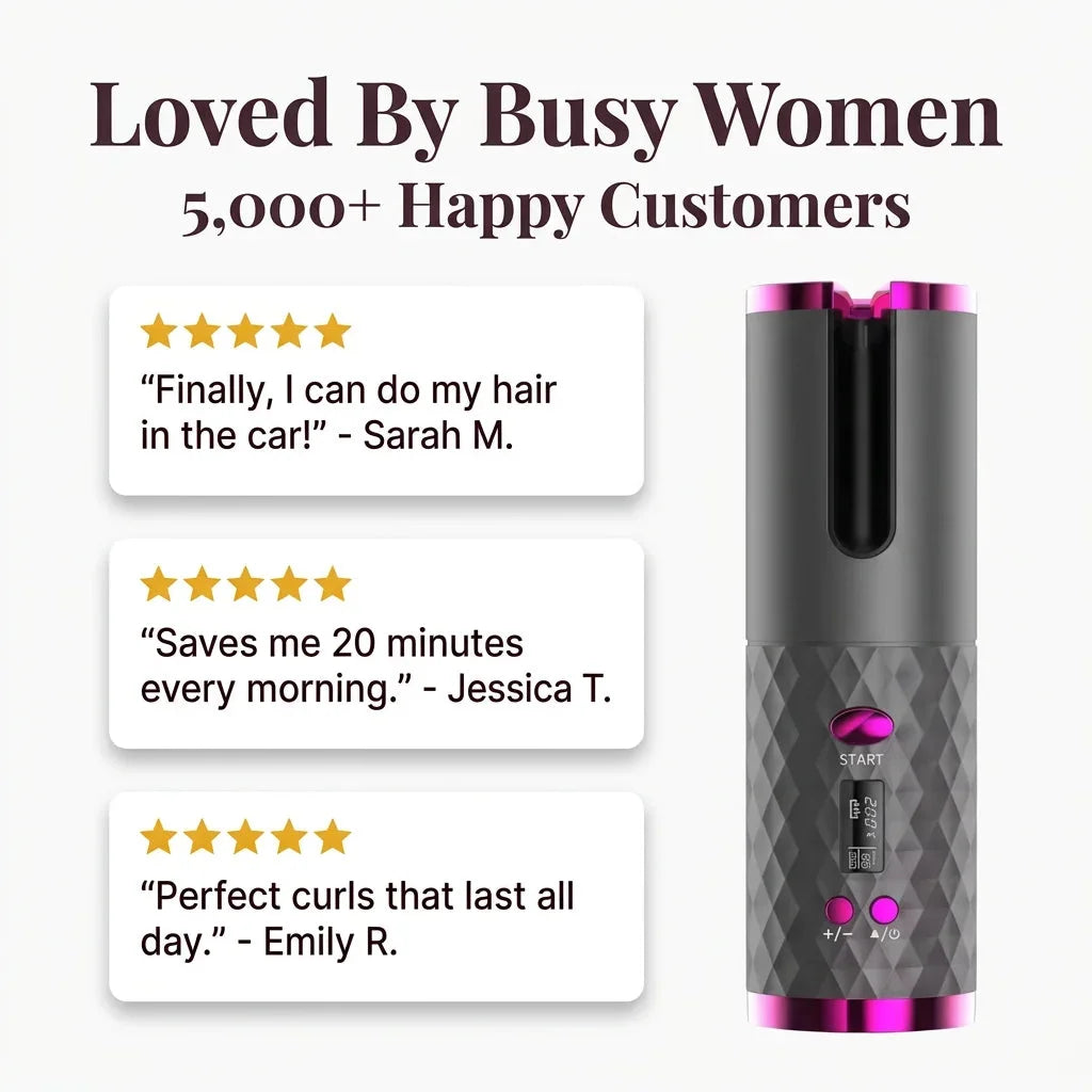 Portable Cordless Curling Iron — photo 10