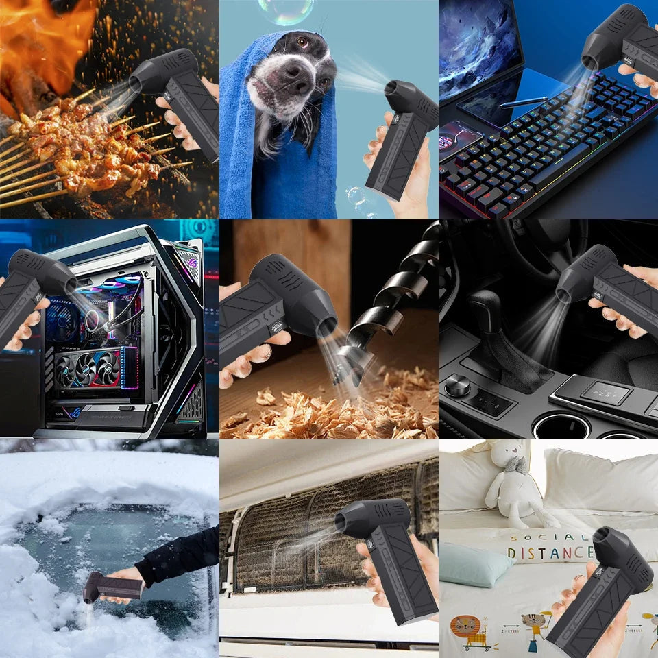 AirBlaster-Pro - Soffiatore d'aria compatto per una pulizia senza sforzo 